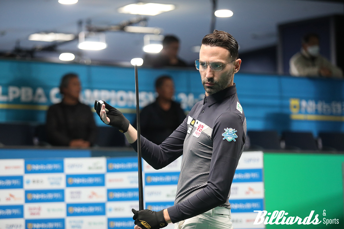 세트스코어 3-0으로 64강에 오른 필리포스 카시도코스타스(웰컴저축은행)