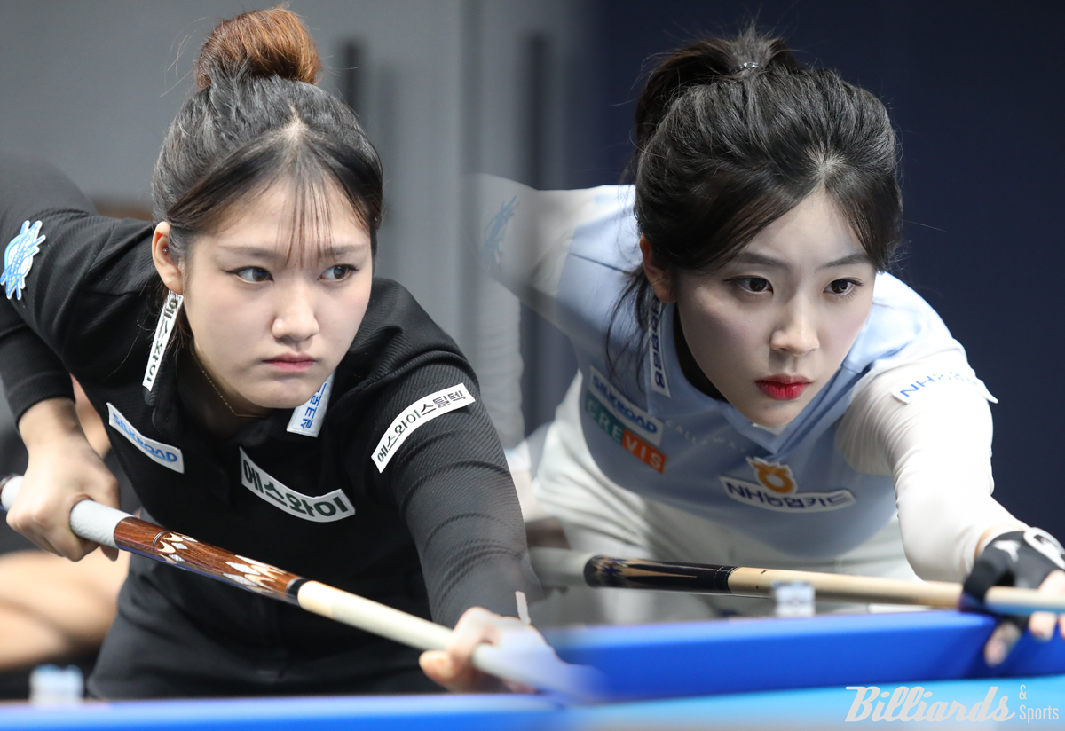 5차 투어 준우승자 권발해(왼쪽)와 2차 투어 4강 돌풍을 일으킨 정수빈(오른쪽)이 이번 6차 투어 64강에서 아쉽게 탈락했다.  사진=고양/이용휘 기자