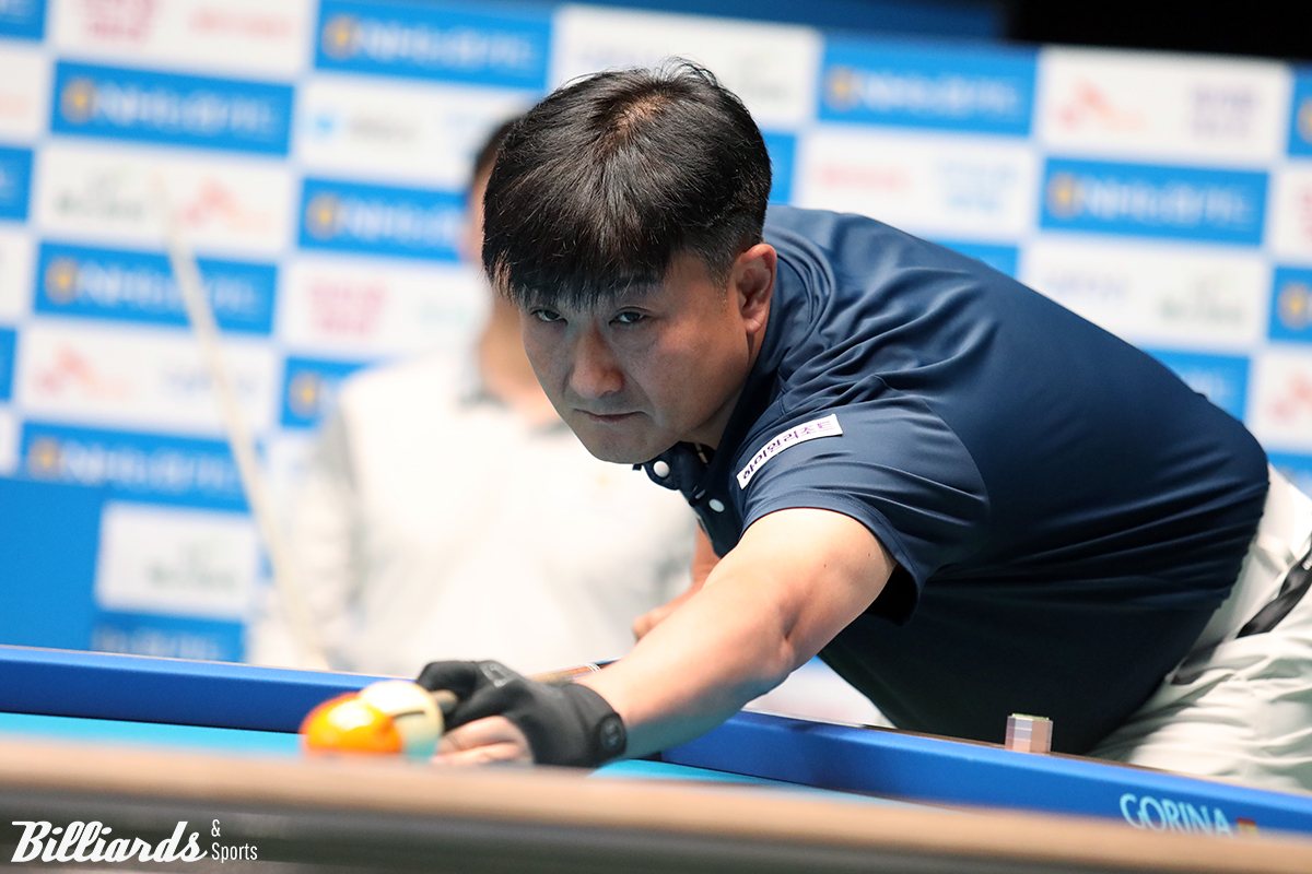 이충복(하이원리조트)이 시즌 두 번째 32강행에 성공하며 부활의 신호탄을 다시 쏘았다.  사진=고양/이용휘 기자