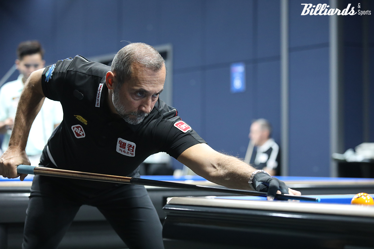 세미 사이그너(웰컴저축은행)가 신들린 샷 감각을 과시하며 64강전을 승리하고 32강에 진출했다.  사진=고양/이용휘 기자