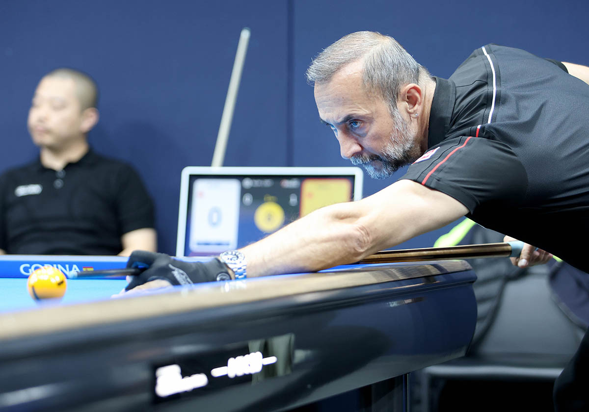 퍼펙트큐를 달성하며 32강에 진출한 세미 사이그너(웰컴저축은행).