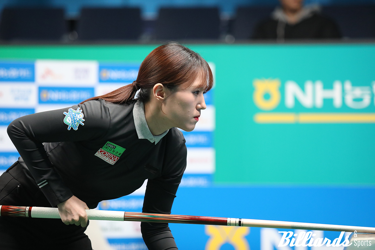 김민영과 준결승전 대결을 벌일 임혜원. 임혜원은 이신영(휴온스)을 3-2로 꺾고 시즌 첫 준결승 진출을 확정했다.