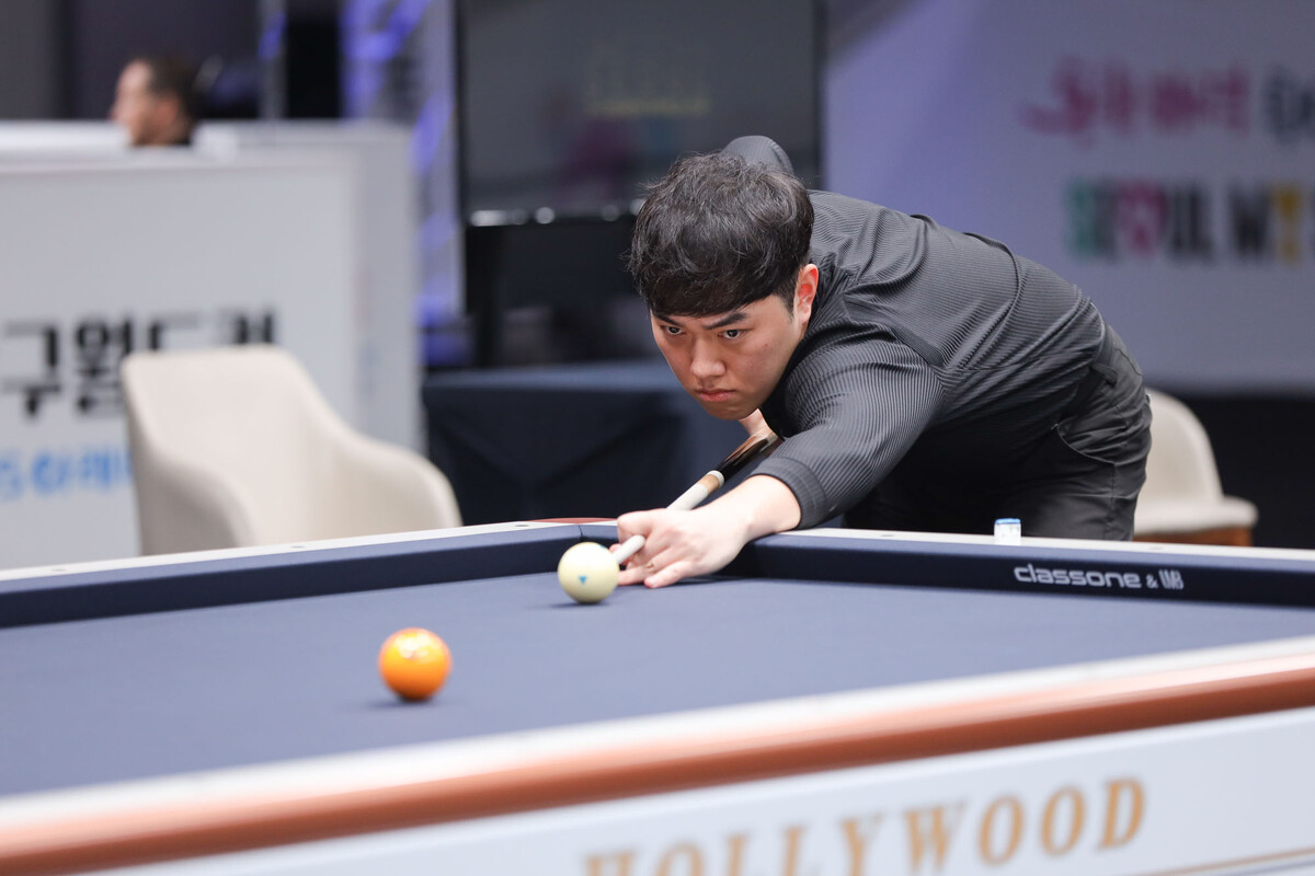 김준태(경북체육회)가 16강전에서 다오반리의 베트남 돌풍을 잠재우고 8강에 진출했다. 8강에서는 베트남 간판선수인 쩐뀌엣찌엔과 다시 한번 정면승부를 벌인다.  사진=SOOP 제공