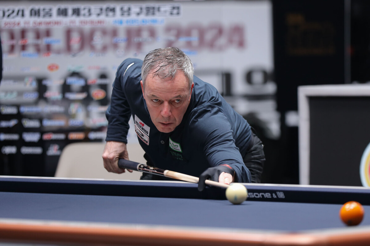 조명우와 준결승에서 대결하는 딕 야스퍼스(네덜란드).