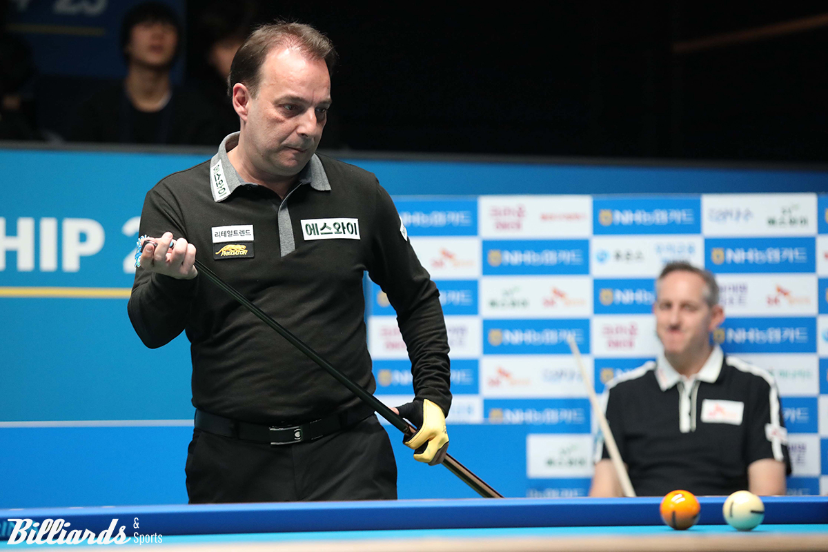 산체스는 에디 레펀스(SK렌터카)와 접전 승부를 3-1로 승리하며 통산 두 번째 8강행에 성공했다.