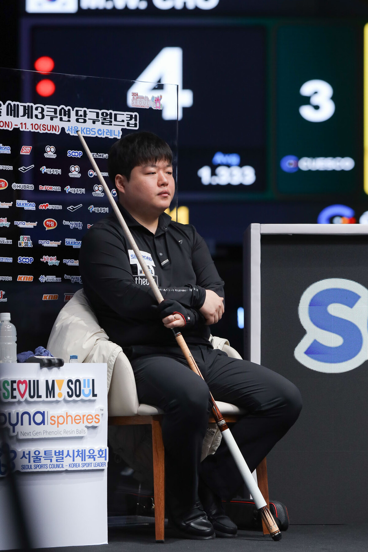 조명우는 준결승에서 하이런 11점타로 40:39로 역전했으나, 마무리에서 아쉽게 야스퍼스에게 밀려 패했다.