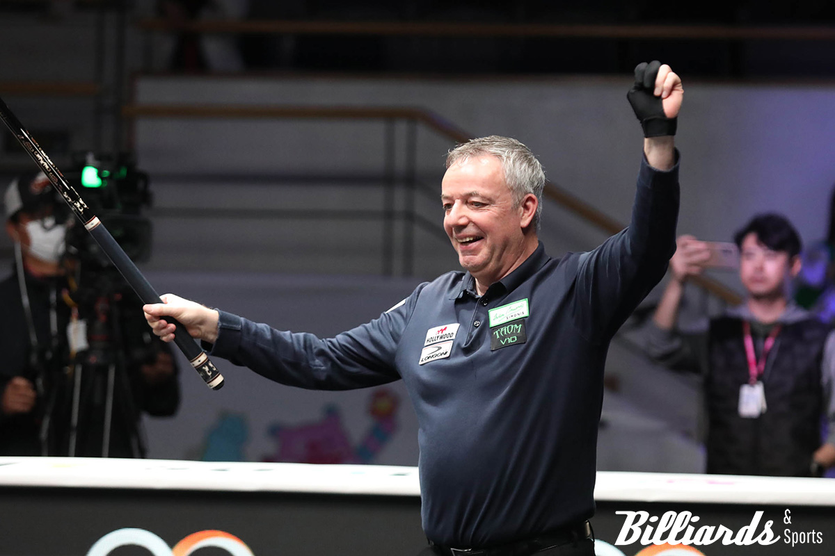 딕 야스퍼스가 '3쿠션 당구월드컵' 통산 31승을 서울에서 달성했다. 사진=서울 강서/이용휘 기자