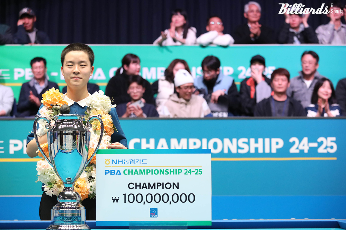 '최연소 우승' 김영원(17)이 우승상금 1억원을 획득하며 '제비스코 상금랭킹' 상위권에 진입했다.  사진=고양/이용휘 기자