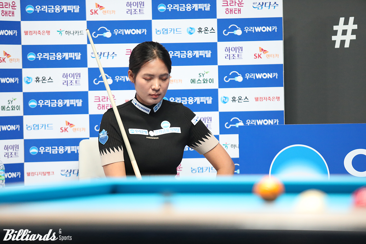 매 시즌 2승 이상 올렸던 '캄보디아 당구 영웅' 스롱 피아비(우리금융캐피탈)가 24-25시즌에 최악의 성적을 거두고 있다. 사진=고양/이용휘 기자