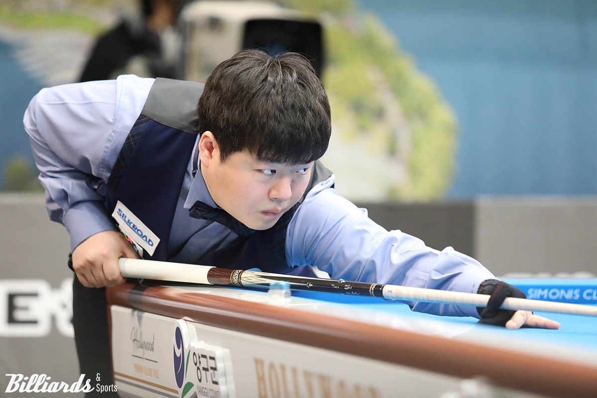 조명우(실크로드시앤티-서울시청)는 전날 하이런 20점을 친 데 이어 이날 32강과 16강전 모두 2점대 애버리지로 무난하게 승리를 거두었다.