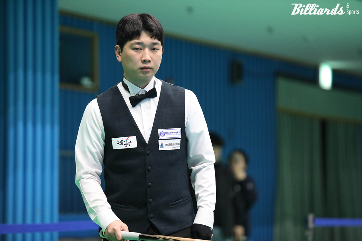 8강에서 조명우와 대결하는 김민석(부산체육회).