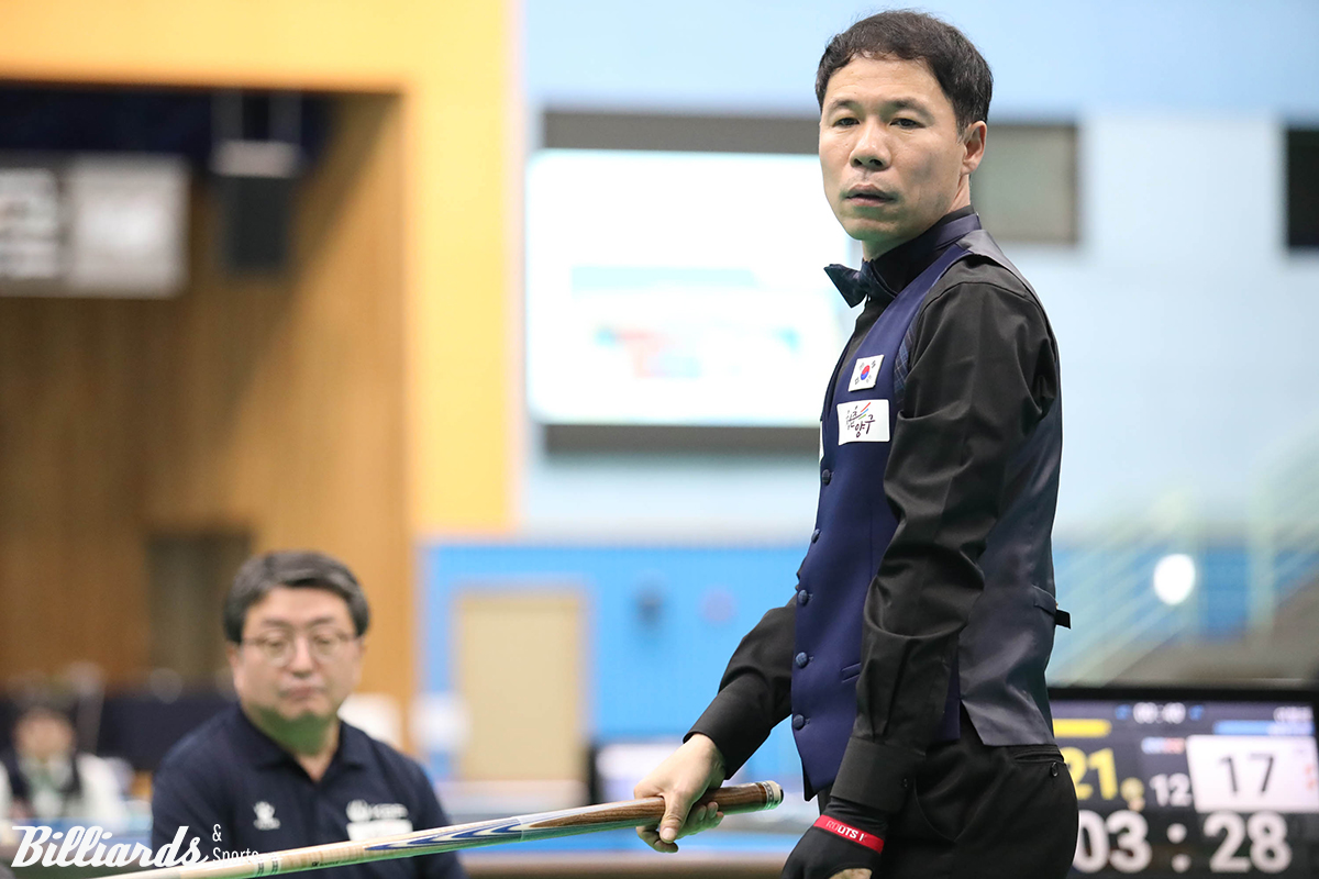 8강에 진출한 허정한(경남).