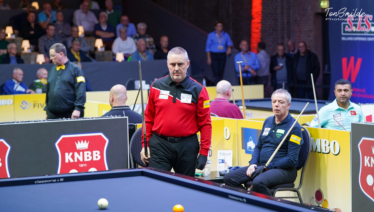 '당구 황제' 프레데리크 쿠드롱(벨기에)과 '세계랭킹 1위' 딕 야스퍼스(네덜란드)의 올해 세 번째 승부가 벌어졌다.  사진=Ton Smilde