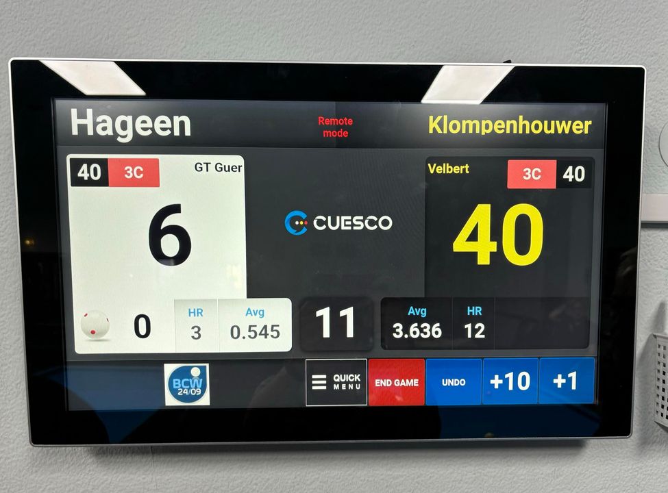 경기 최종 스코어보드.