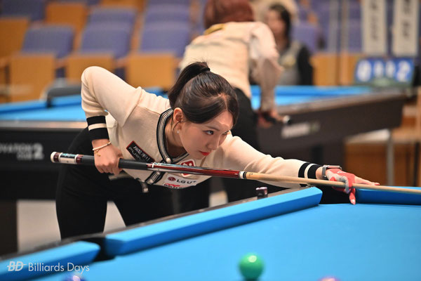 이하린(인천체육회)은 이번 대회 8강에서 준우승자 왕샤오통에게 5-9로 아쉽게 졌다.