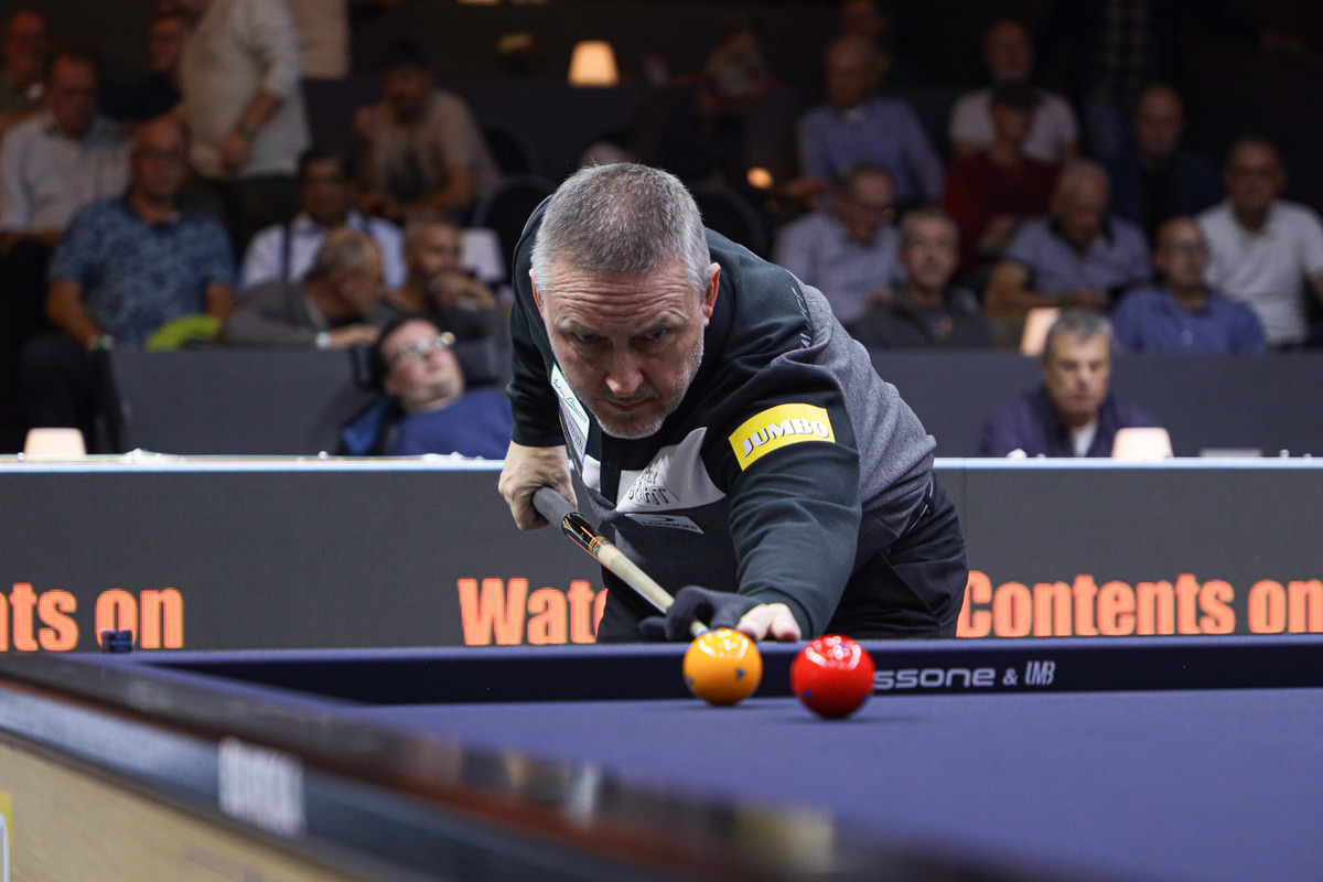 서울 당구월드컵 불참 후 이집트에서 다시 출사표를 던진 프레데리크 쿠드롱(벨기에).