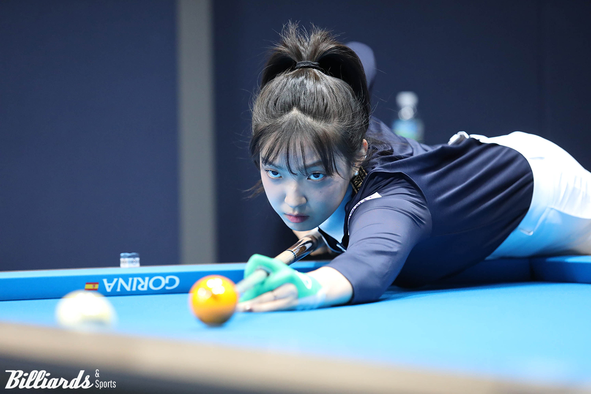 PQ에서 탈락한 전지우(하이원리조트).  빌리어즈앤스포츠 DB