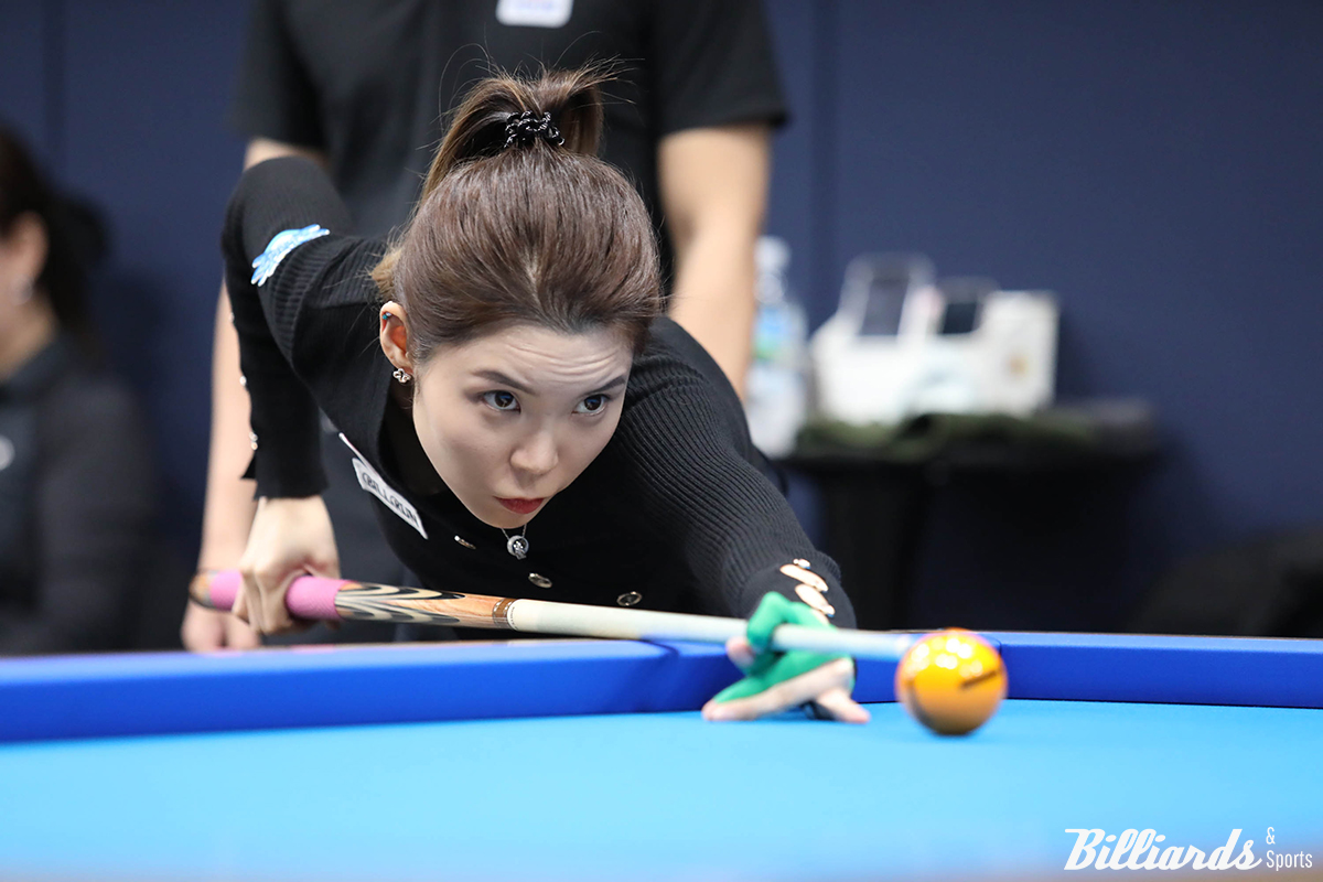 용현지(하이원리조트)를 꺾고 32강에서 백민주와 대결하는 이우경.