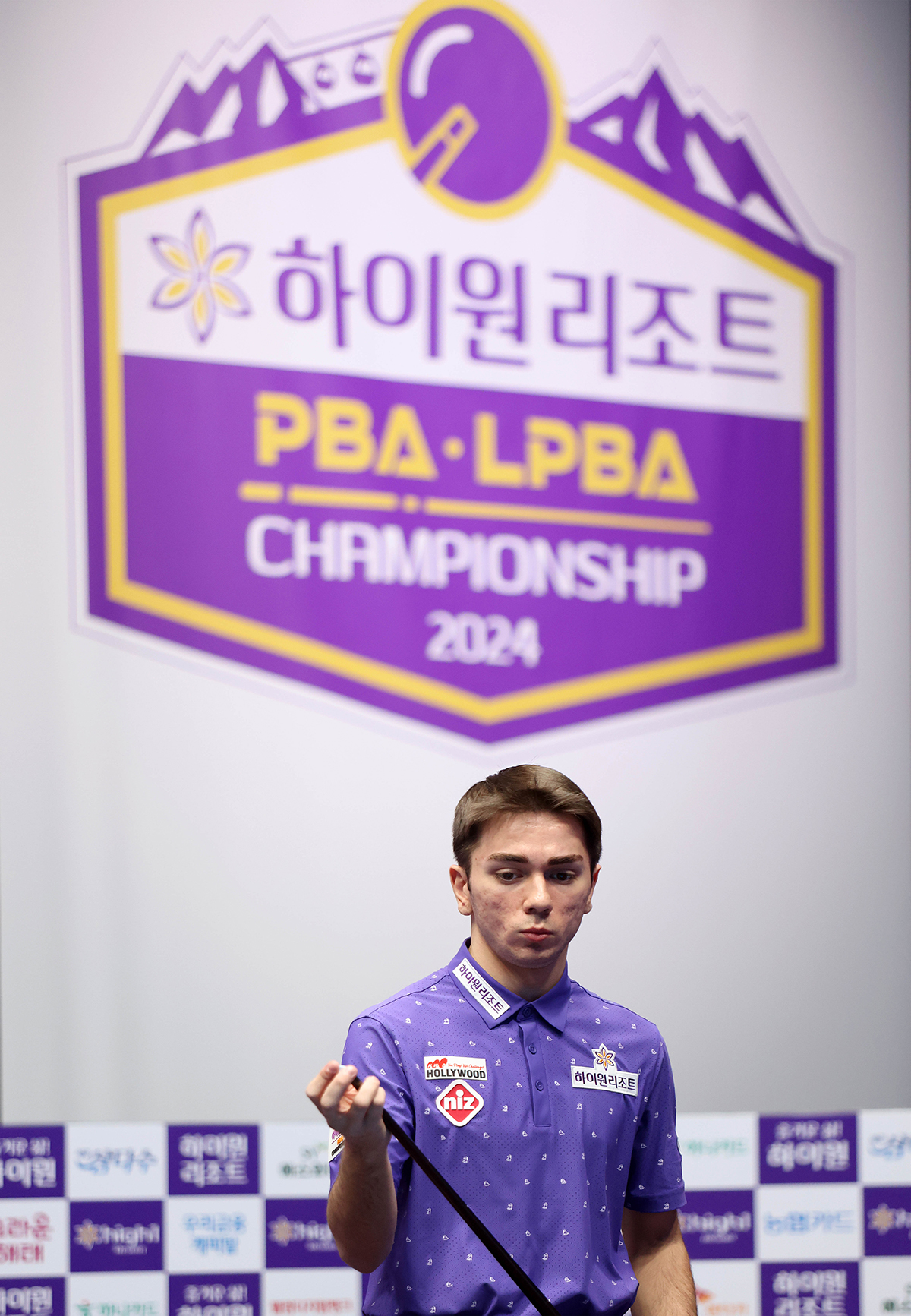 128강전에서 승리하고 64강에 진출한 부라크 하샤시(하이원리조트).