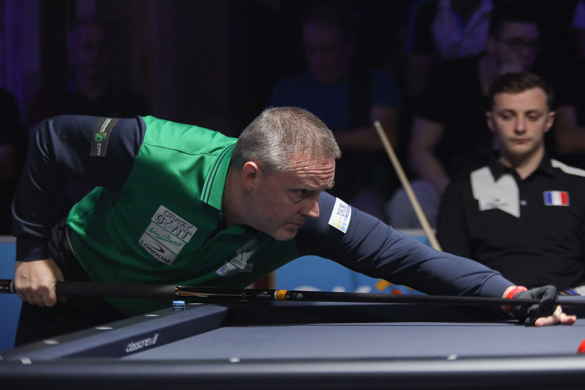 '복귀 황제' 프레데리크 쿠드롱(벨기에)이 '샤름엘셰이크 3쿠션 당구월드컵' 최종예선을 종합 1위로 통과했다.  사진=SOOP 제공