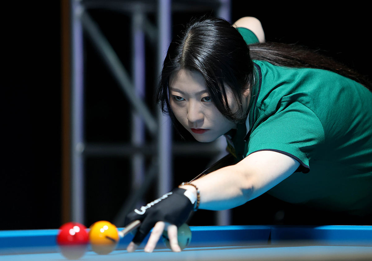 임정숙과 16강에서 맞붙는 오도희.