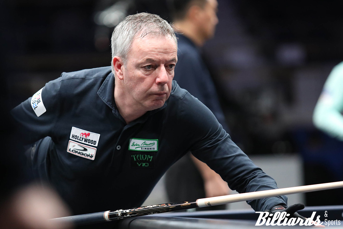 이완 시모니스가 딕 야스퍼스와의 후원 파트너십을 경신하며 25년째 후원을 이어간다. 사진은 서울당구월드컵에 출전한 딕 야스퍼스. 사진=빌리어즈앤스포츠 DB