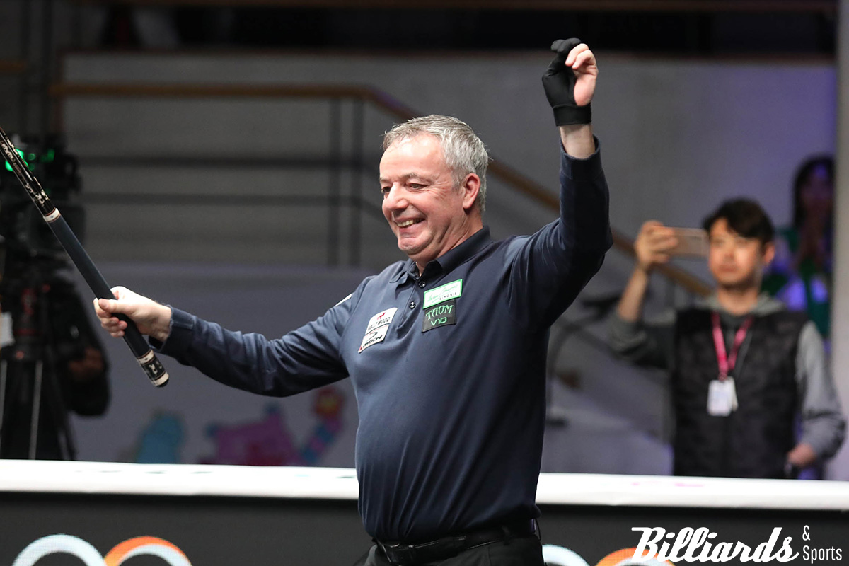 지난 11월에 한국에서 열린 '서울당구월드컵'에서 우승을 차지한 딕 야스퍼스.