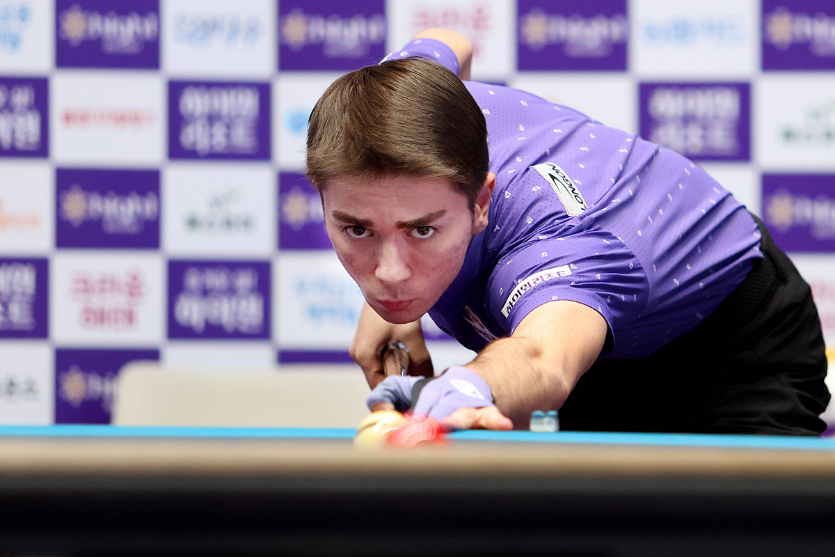 부라크 하샤시(하이원리조트)는 세트스코어 0-2로 뒤지다 2-2로 무승부를 만들고 승부치기에서 승부를 벌였으나 두 번의 승부치기에서 모두 득점에 실패해 32강 진출에 실패했다.