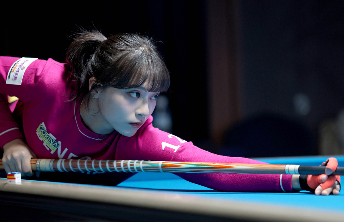 '2001년생 루키' 정보윤이 7차 투어 '하이원리조트 LPBA 챔피언십 2024'에서 '루키 돌풍'을 이어갔다.  사진=PBA 제공