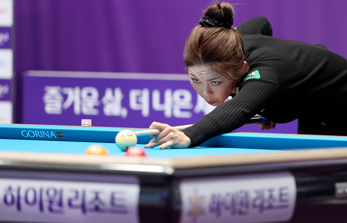 8강에서 오도희와 대결하는 김가영(하나카드).