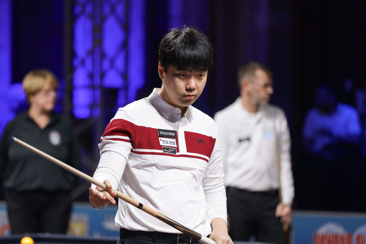 조별리그 첫 경기에서 패한 김행직(전남-진도군청).