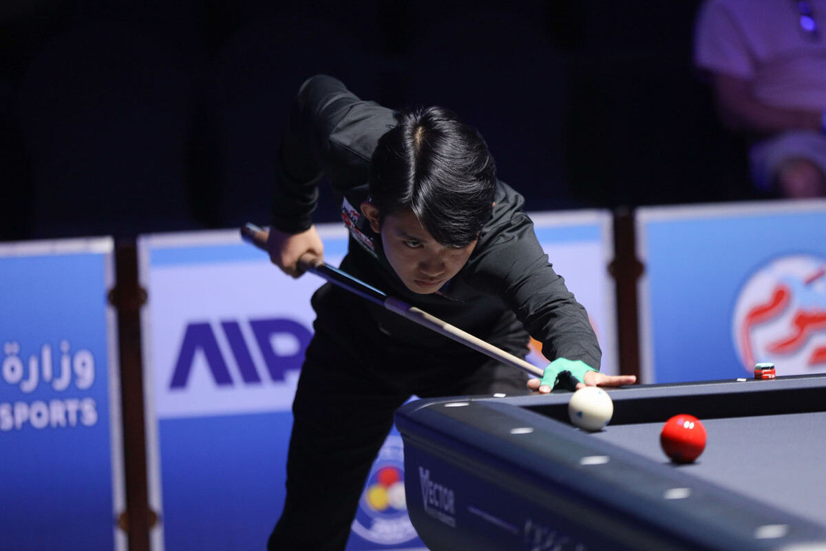 8강에서 조명우를 꺾고 준결승에 진출한 타이홍찌엠(베트남).