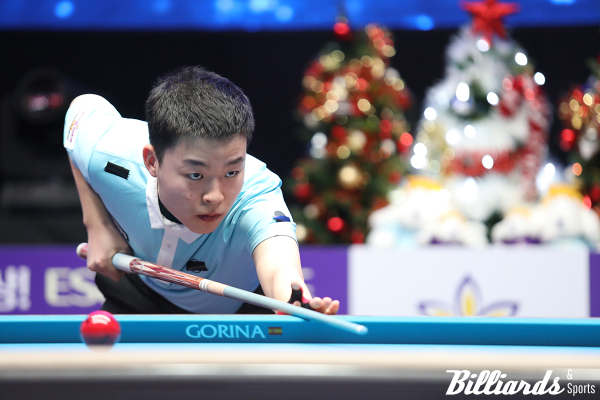 김영원이 구자복을 꺾고 준결승에 올라 다비드 사파타(우리금융캐피탈)와 대결한다. 사진=정선/이용휘 기자