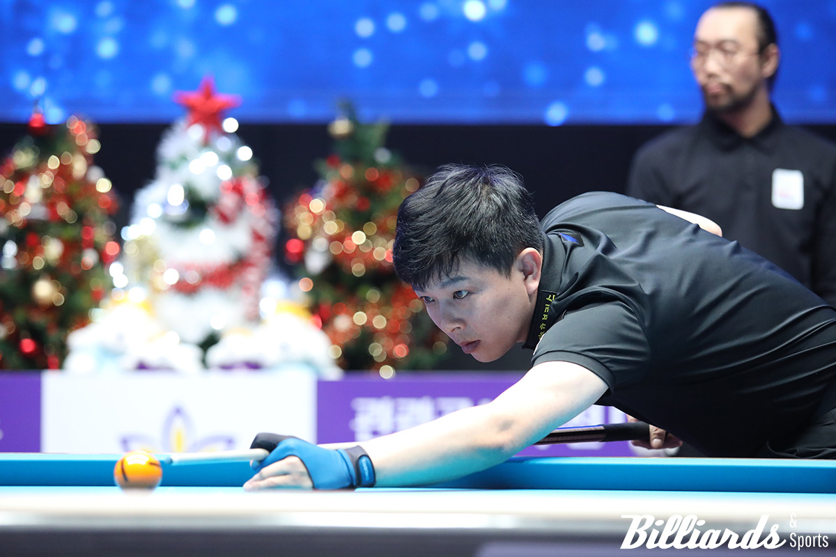 1부 투어 첫 8강에 오른 구자복