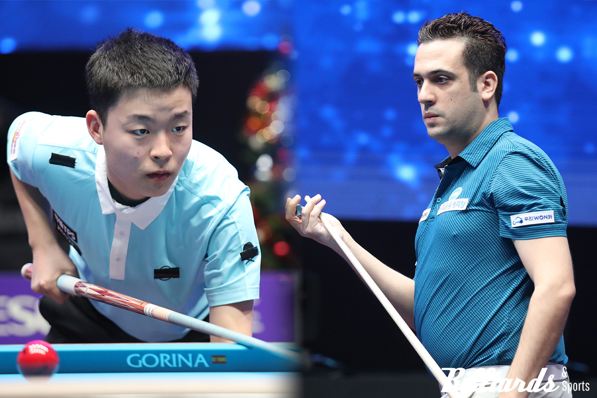 김영원과 다비드 사파타(우리금융캐피탈)가 이번에는 준결승에서 만났다. 사진=정선/이용휘 기자