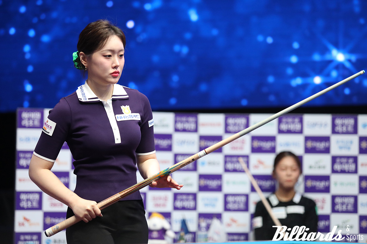 김가영과 결승 대결을 벌인 김보미.