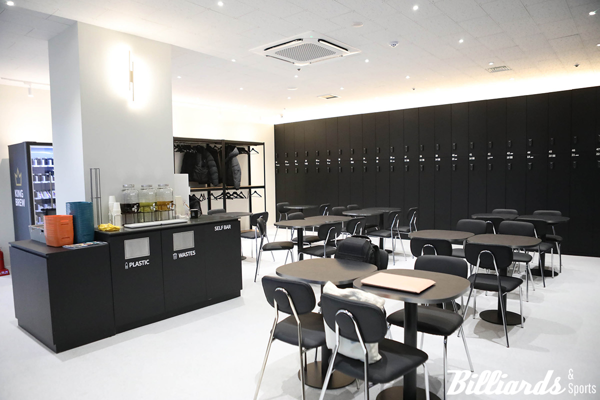 당구존에 위치한 휴게실.