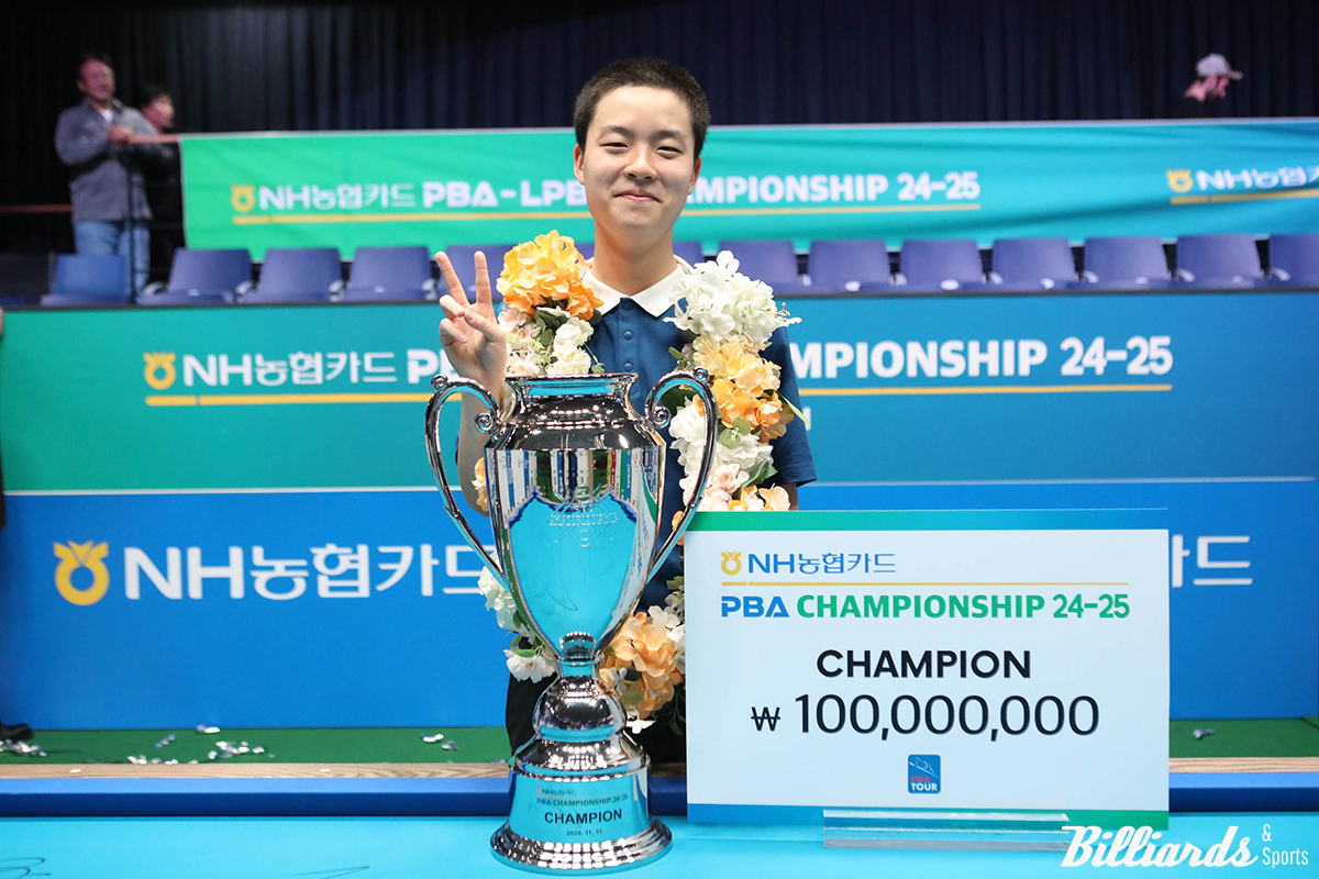 '최연소 프로' 김영원은 지난 시즌 드림투어에서 승격돼 이번 시즌에 1부 투어에서 우승과 준우승을 차지하며 활약했다.  사진=빌리어즈앤스포츠 DB