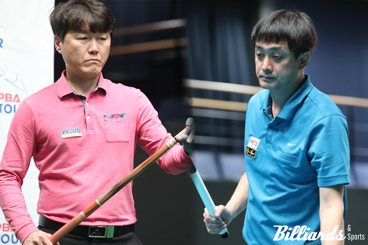 '드림투어 챔프' 출신 김대진과 '신예' 오정수가 '2024-2025 PBA 드림투어 7차전' 결승에서 만났다. 사진=고양/이용휘 기자