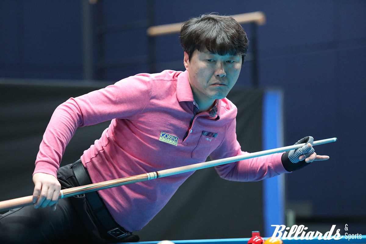 조방연과 준결승전 대결 중인 김대진.