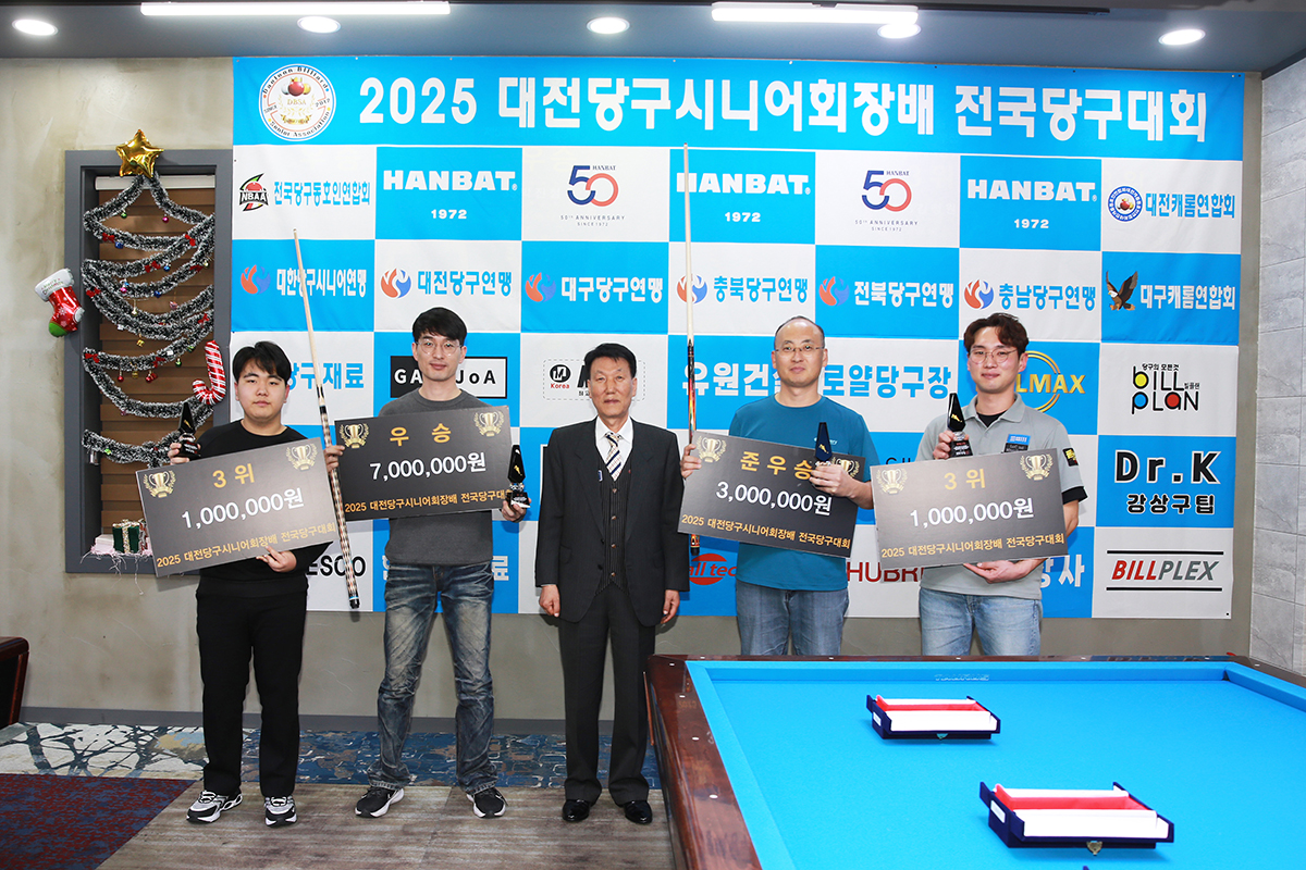 이번 대회 입상자들.