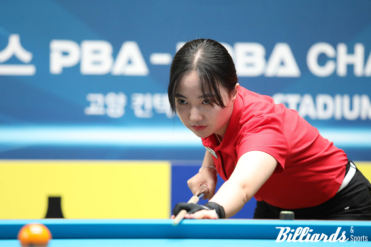 한주희의 복귀전 상대 황민지.