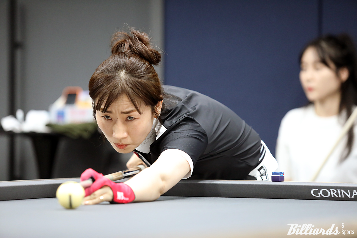 64강에서 차유람과 대결하는 이윤희.