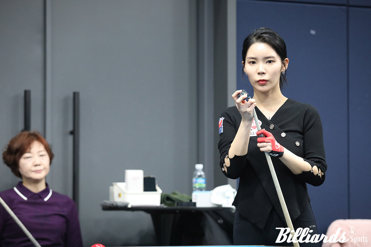 애버리지 2.083을 기록해 전체 순위 1위로 32강에 진출한 이우경.