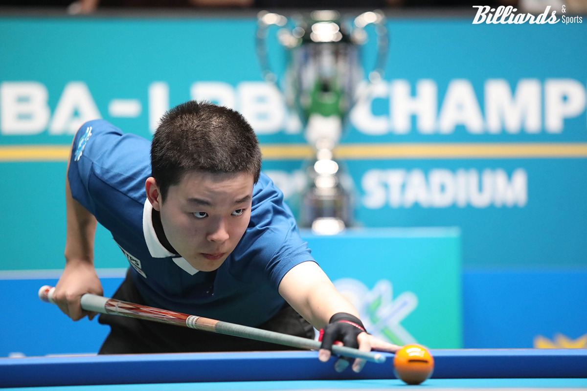 '최연소 투어 챔피언' 김영원은 25일 열리는 '웰컴저축은행 PBA 챔피언십' 128강전 둘째날 저녁 9시 30분에 최종복과 대결한다.  사진=빌리어즈앤스포츠 DB