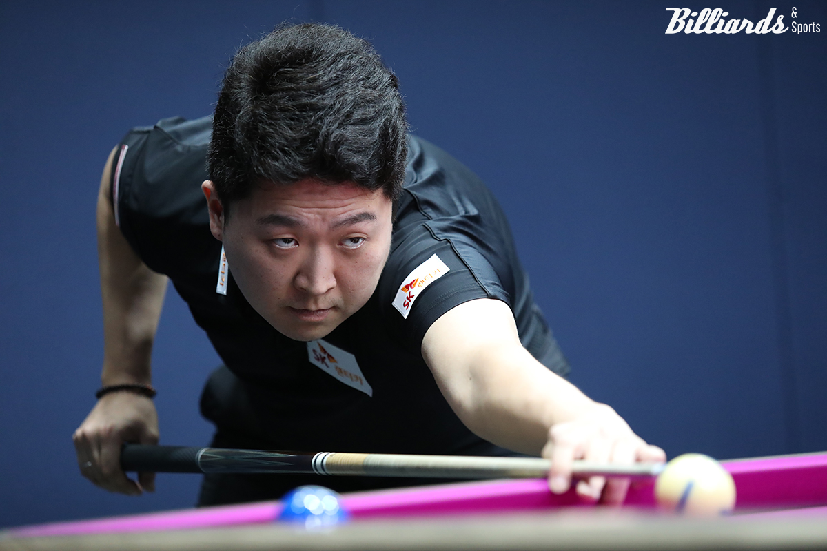 '디펜딩 챔피언' 조건휘(SK렌터카)는 3-0으로 승리하며 첫 관문을 가볍게 통과했다.