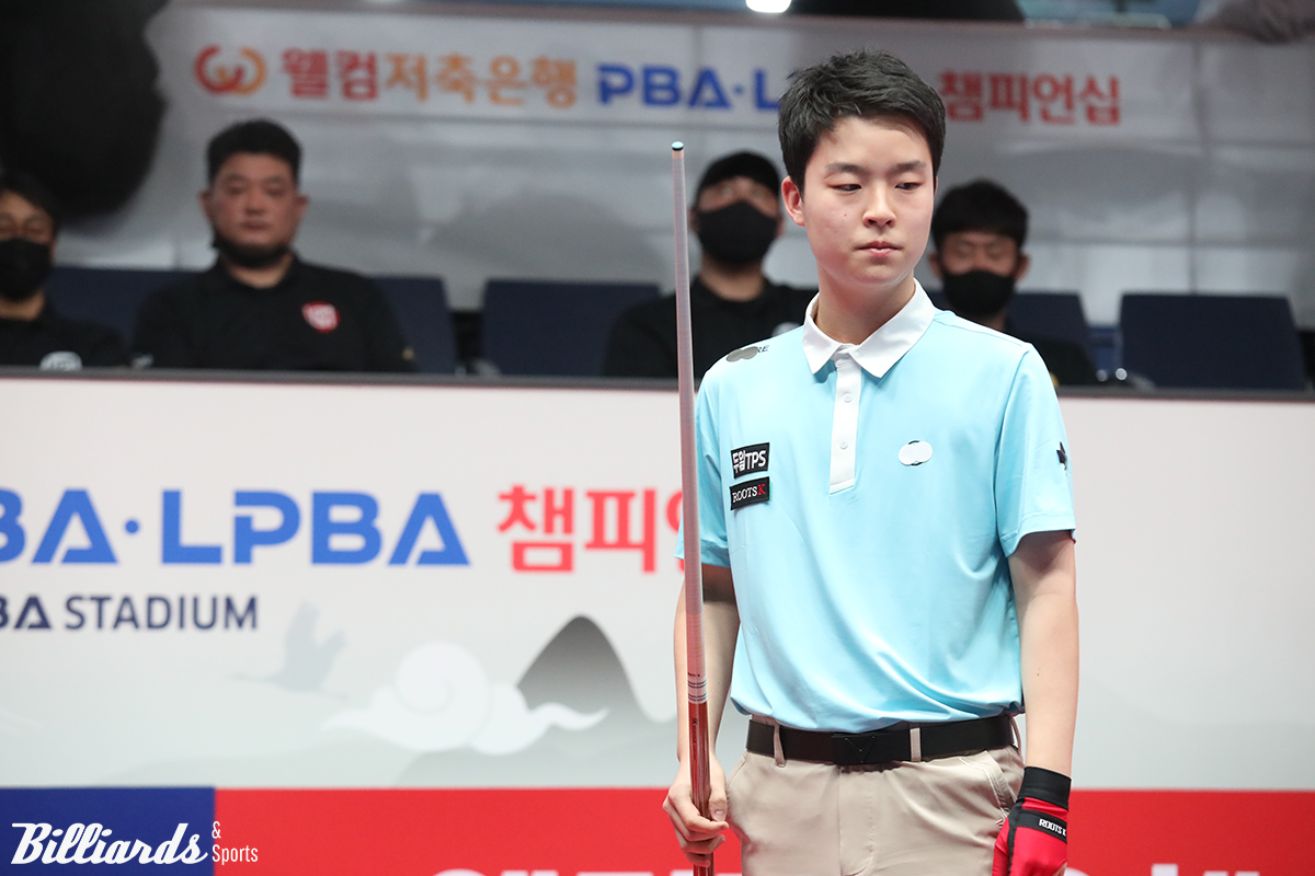 김영원은 이번 128강전에서 프로당구 최정상의 선수들과 어깨를 나란히 하며 순항했다.