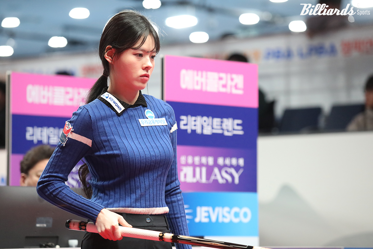 서한솔(우리금융캐피탈)은 차유람(휴온스)을 꺾고 16강에 진출해 김가영(하나카드)과 8강행을 다툰다.