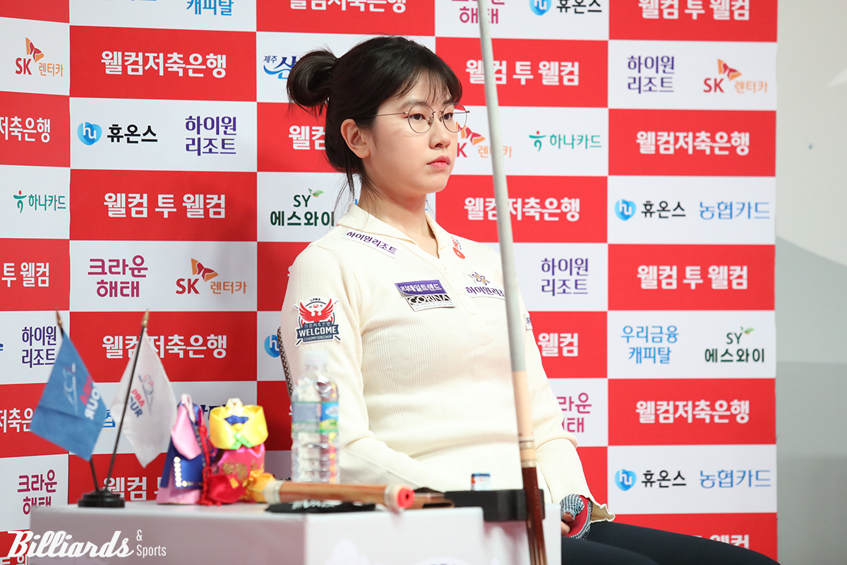 스롱과 16강전에서 대결하는 이미래(하이원리조트).