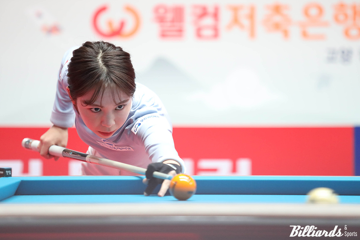 김가영을 산대로 선전을 펼친 김민영(우리금융캐피탈).